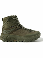 Hoka One One - Tor Ultra Hi 3 Suede and GORE-TEX® Hiking Boots - Green