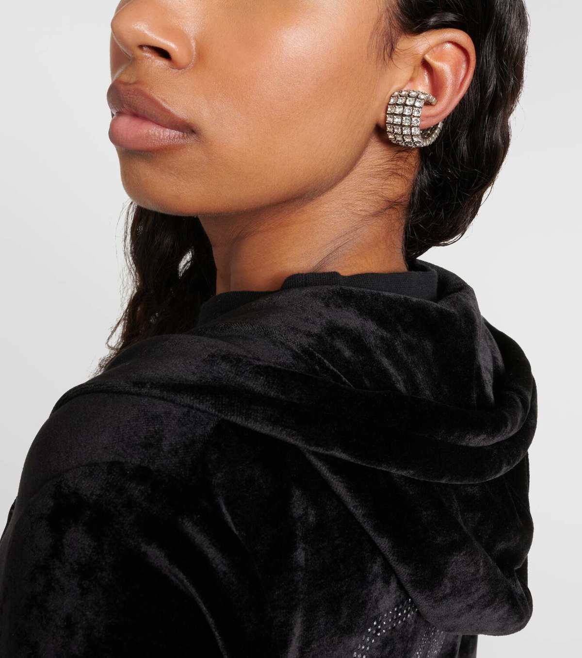 Balenciaga Glam crystal-embellished ear cuffs Balenciaga Balenciaga Glam crystal-embellished ear cuffs Balenciaga