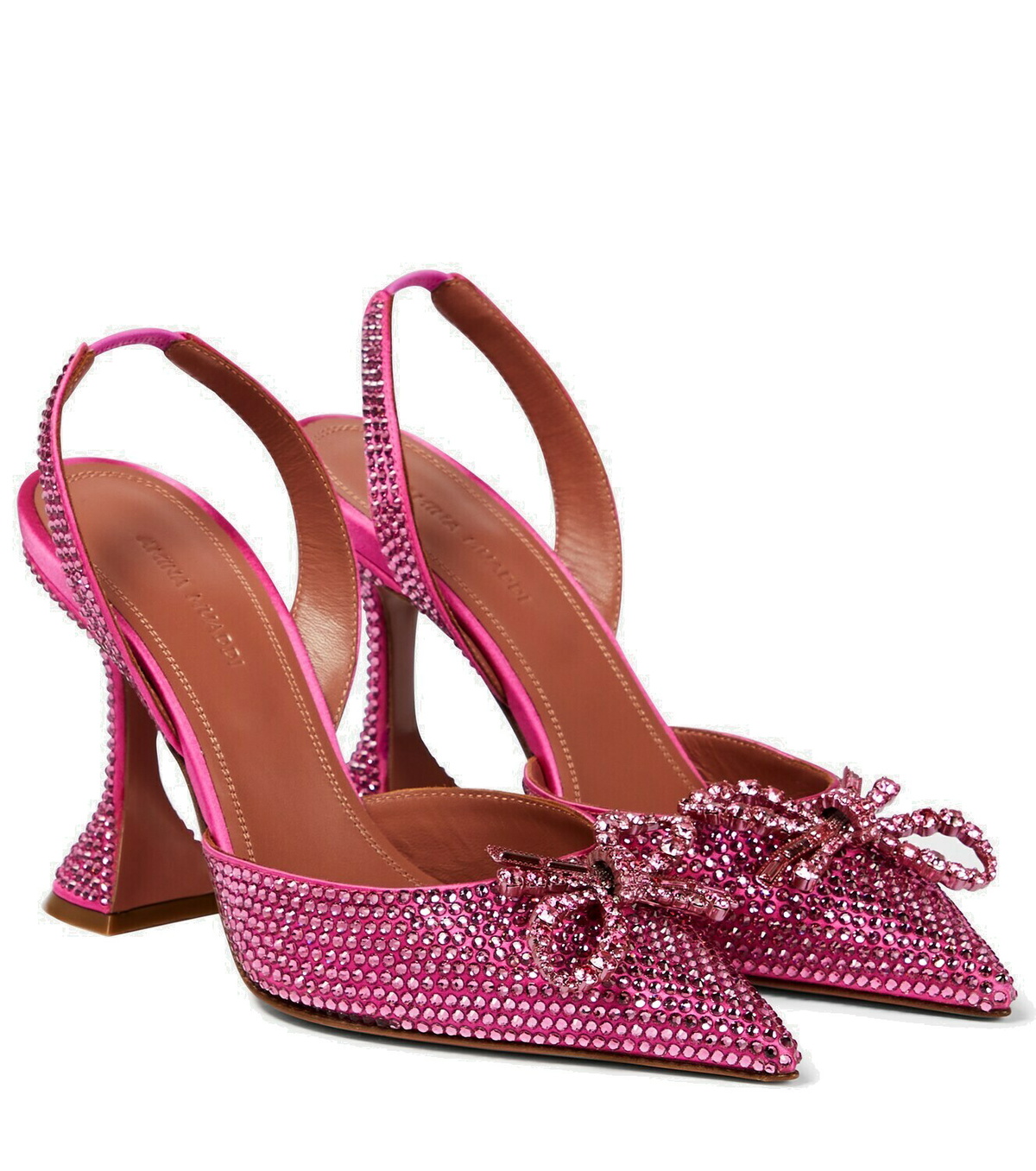 amina muaddi slingback