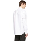 Thom Browne White Straight Fit Button-Down Shirt