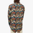 Engineered Garments Men's 19th Century Button Down Shirt in Multi Patchwork Print