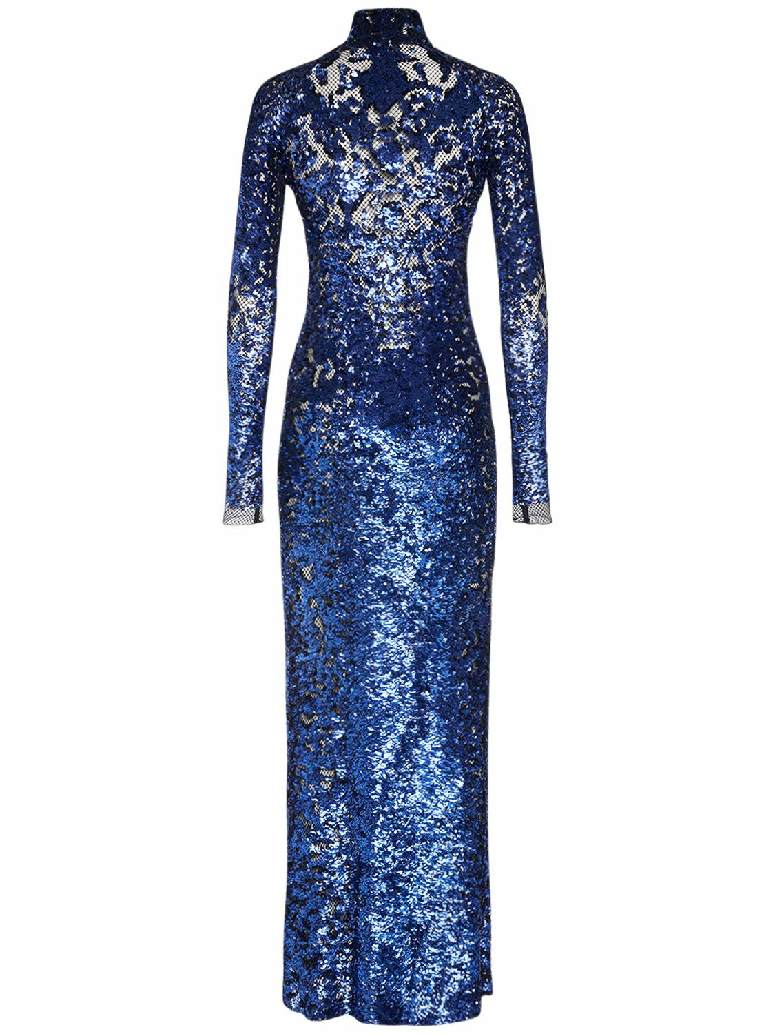 slim fit dress slacks Rhinestone Fishnet Dress – Freedom Rave Wear main image 0