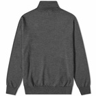 A.P.C. Men's Dundee Roll Neck Knit in Anthracite Marl