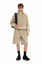 Diesel Treated taslan jacket with treated finish - Jackets Mens in Beige
