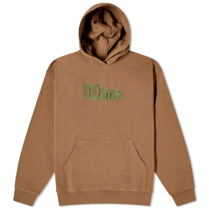 Photo: Dime Men's Classic Noize Hoodie in Brown