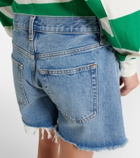 Frame The Long Hang denim shorts