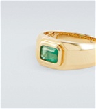 Shay Jewelry Champion 18kt gold ring with emerald