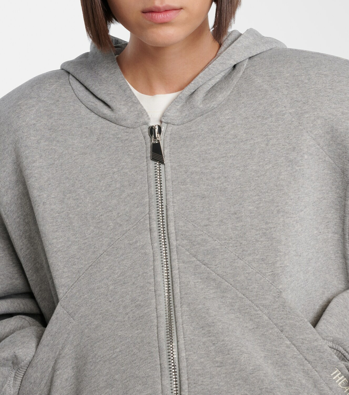 The Attico Cotton jersey hoodie