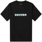 Uniform Experiment Men's College T-Shirt in Black