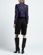 Moschino Couture Womens Blazer in Purple