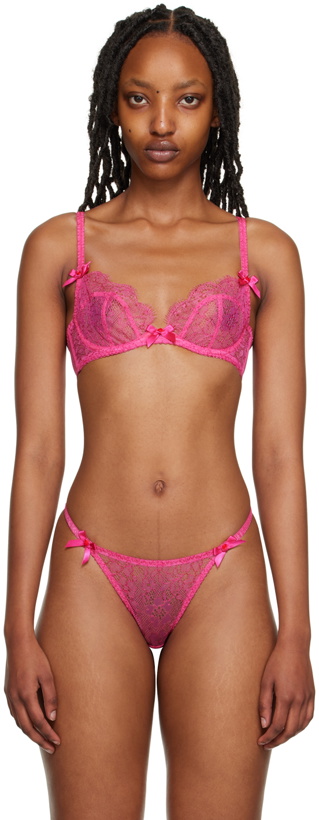 Photo: Agent Provocateur Pink Lorna Bra