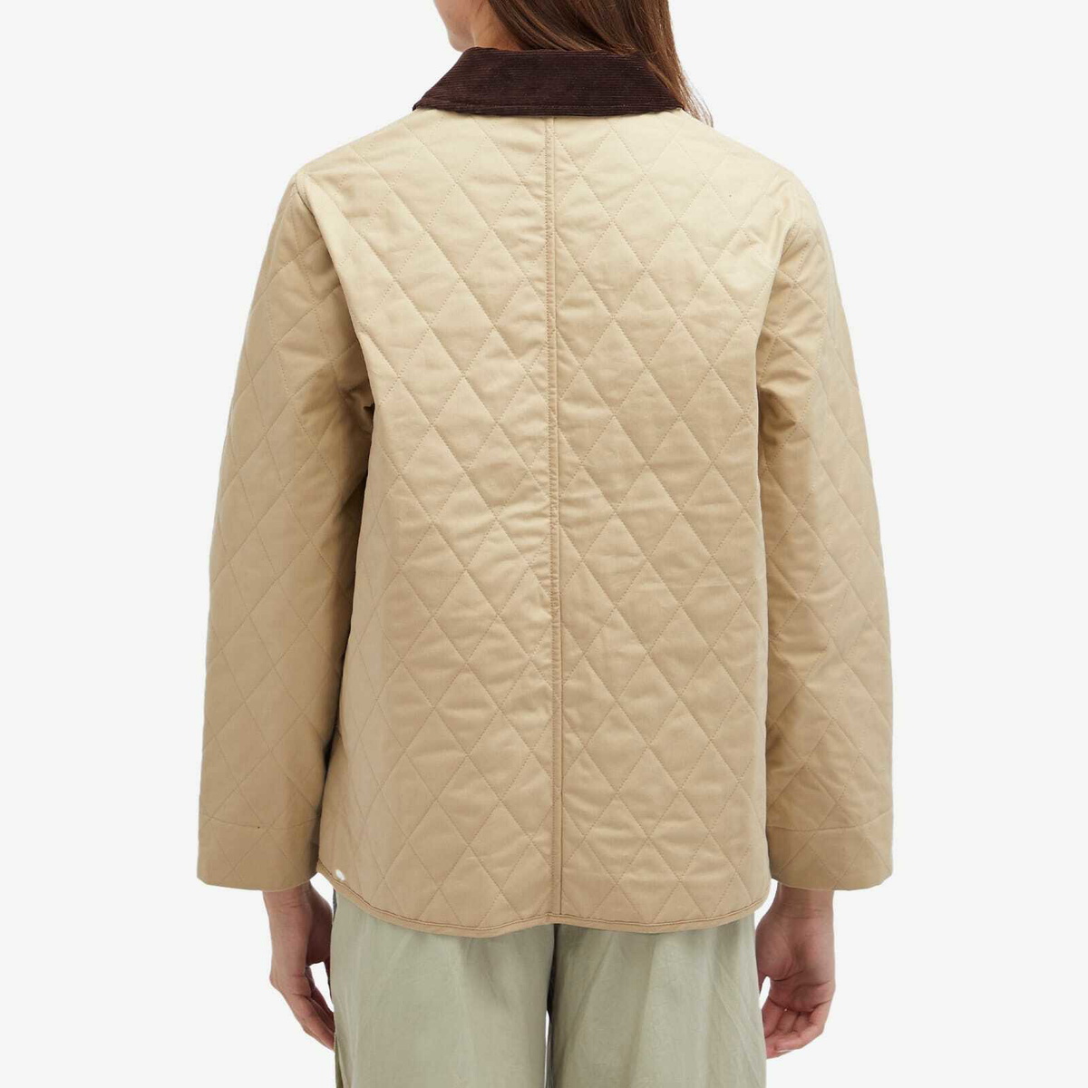 Sporty & Rich Women's Vendome Quilted Jacket in Beige