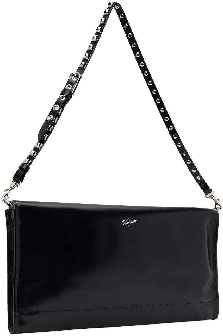VAQUERA Black Oversized Clutch