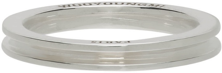 Photo: Wooyoungmi SSENSE Exclusive Silver Prelude Groove Ring