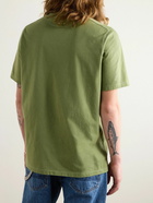 Pop Trading Company - Logo-Print Cotton-Jersey T-Shirt - Green