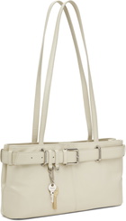 OSOI Off-White Shoulder Brocle Bag