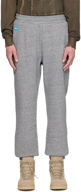 Photo: Izzue Gray Embroidered Lounge Pants