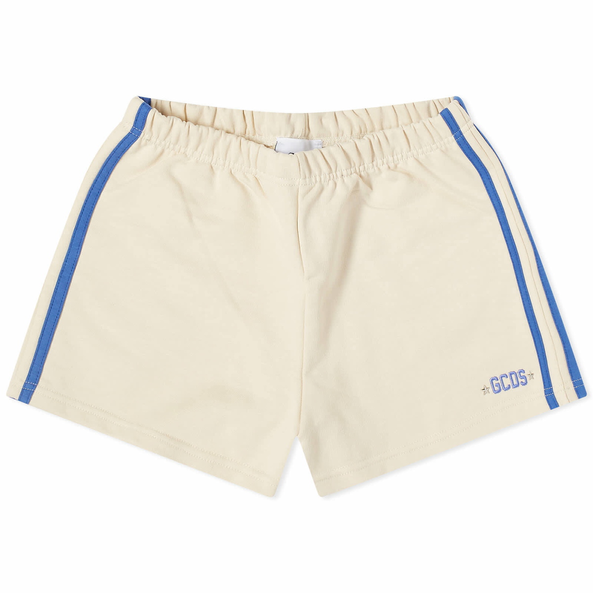 GCDS Women's Logo Sweatshorts in Off White