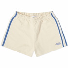 GCDS Women's Logo Sweatshorts in Off White