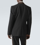 Wales Bonner Alto satin-trimmed virgin wool blazer