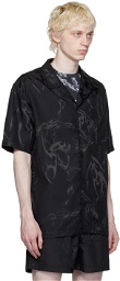Han Kjobenhavn Black Jacquard Shirt