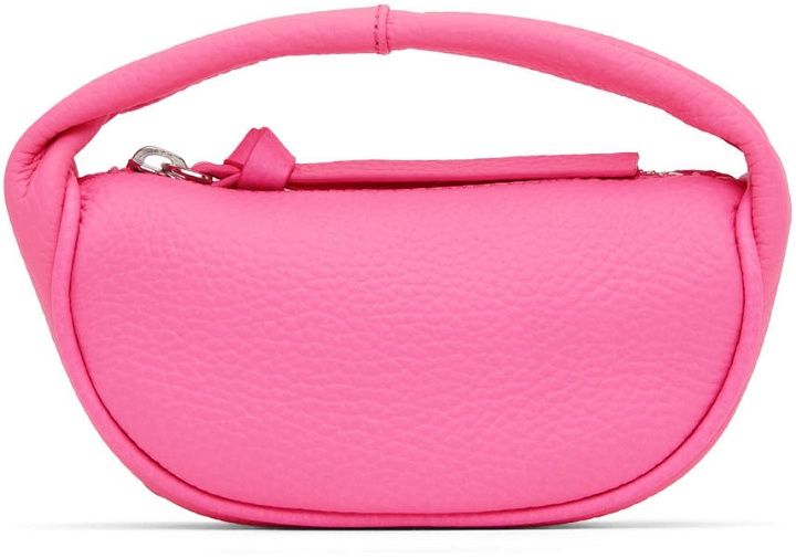 Photo: BY FAR Pink Micro Cush Top Handle Bag
