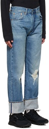 Levi's Blue 50's Straight Jeans