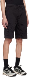 C.P. Company Black Utility Shorts