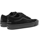 Vans - Neighbourhood Old Skool 36 DX Leather-Trimmed Suede Sneakers - Black