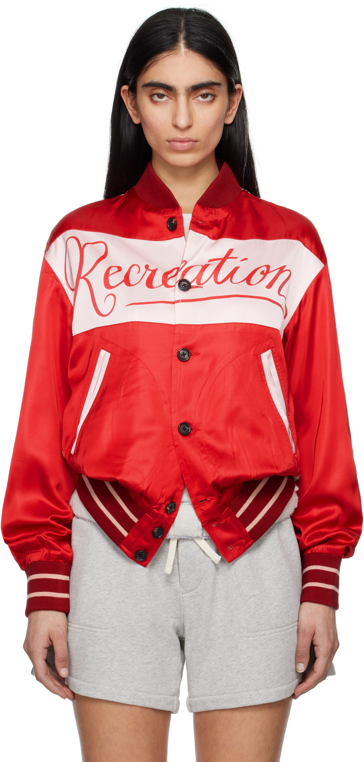 Bode Multicolor Criss Cross Quilt Jacket Bode
