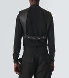 Rick Owens Deconstructed leather vest