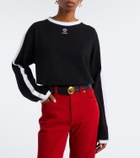 Versace Medusa cotton-blend jersey sweatshirt