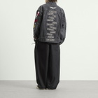MASTERMIND WORLD Men's Patched Denim Jacket in Black