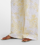 Melissa Odabash Naomi broderie anglaise cotton jumpsuit