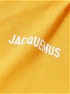 Jacquemus - Logo-Print Organic Cotton-Jersey T-Shirt - Yellow