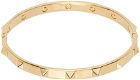 Valentino Garavani Gold Rockstud Cuff Bracelet