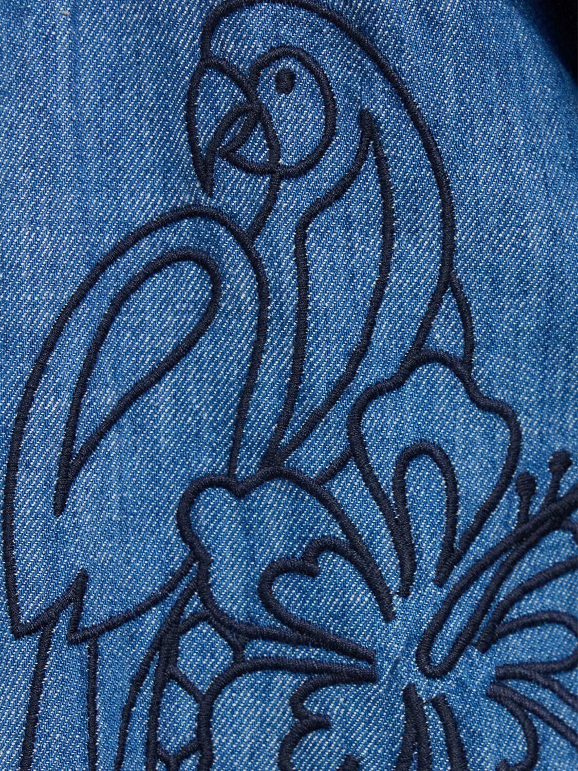 ZIMMERMANN Coco Embroidered Denim Shirt Zimmermann ZIMMERMANN Coco Embroidered Denim Shirt Zimmermann