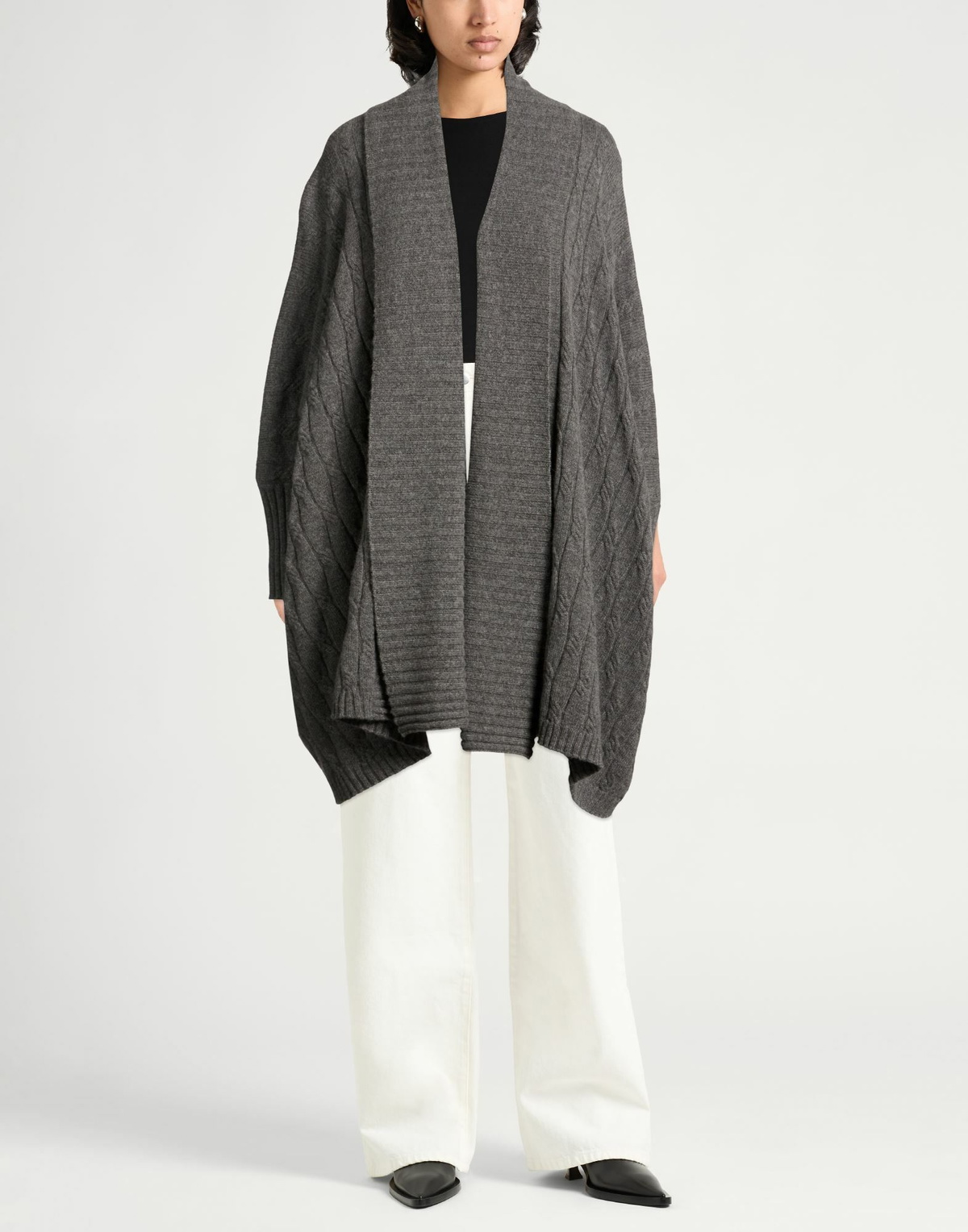 Agnona Womens Cardigan in Grey