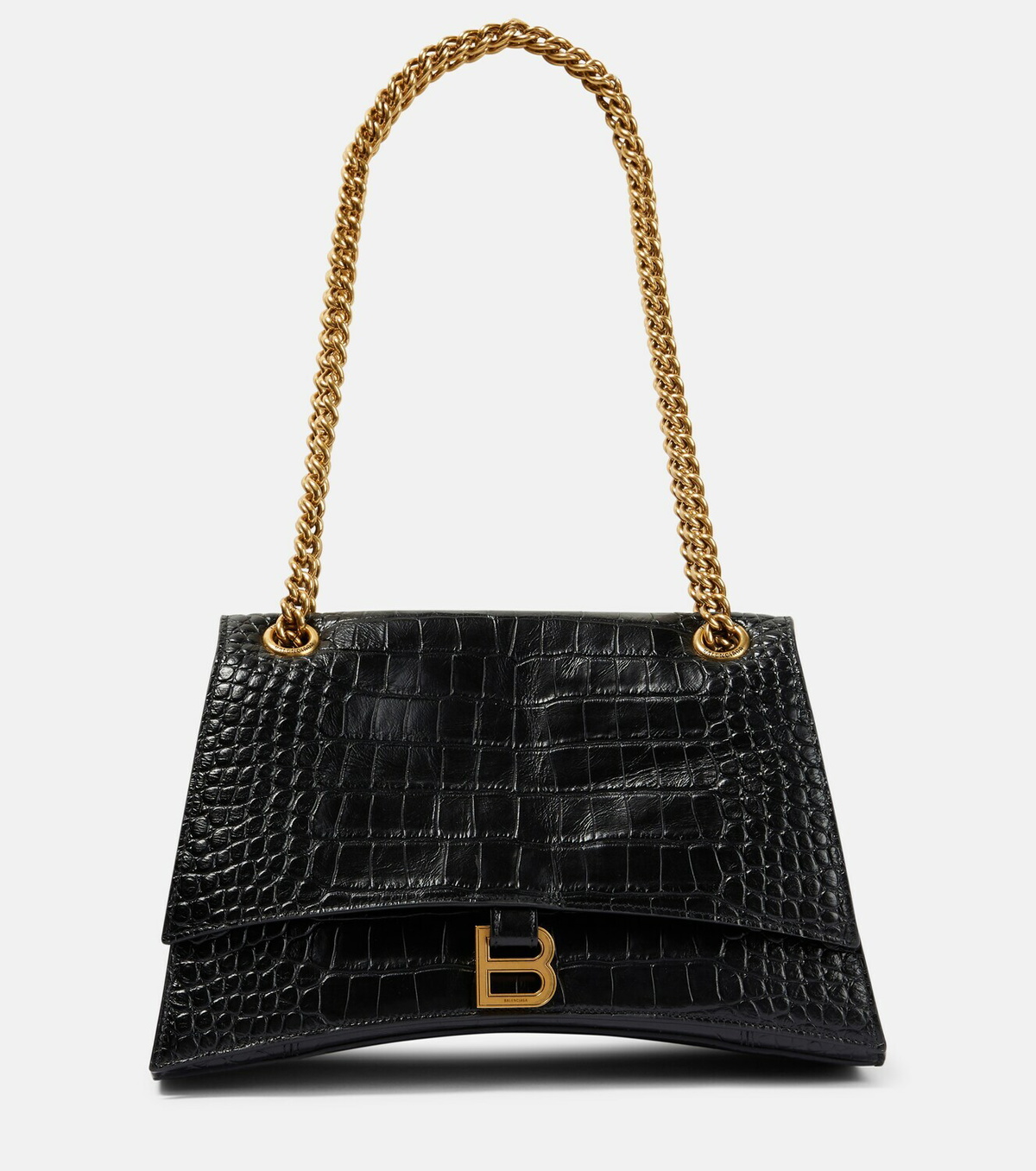 Croc effect shoulder on sale bag