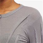 Sami Miro Vintage Women's Asymmetric Long Sleeve T-Shirt in Graphite Grey