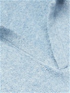Incotex - Cotton-Blend Bouclé Sweatshirt - Blue
