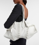 McQueen Manta Medium leather shoulder bag