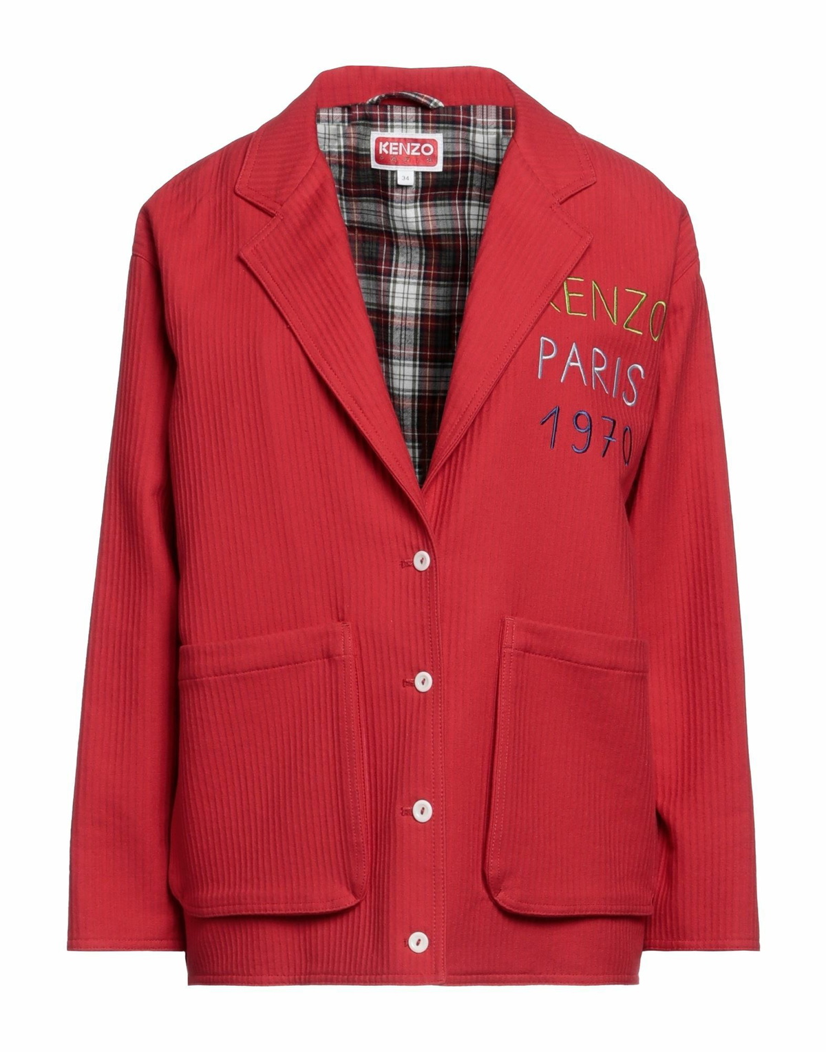 Kenzo Womens Blazer in Red