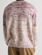 AURALEE - Resist-Dyed Cotton Sweater - Purple - 3