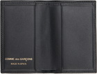 COMME des GARÇONS WALLETS Black Classic Group Card Holder