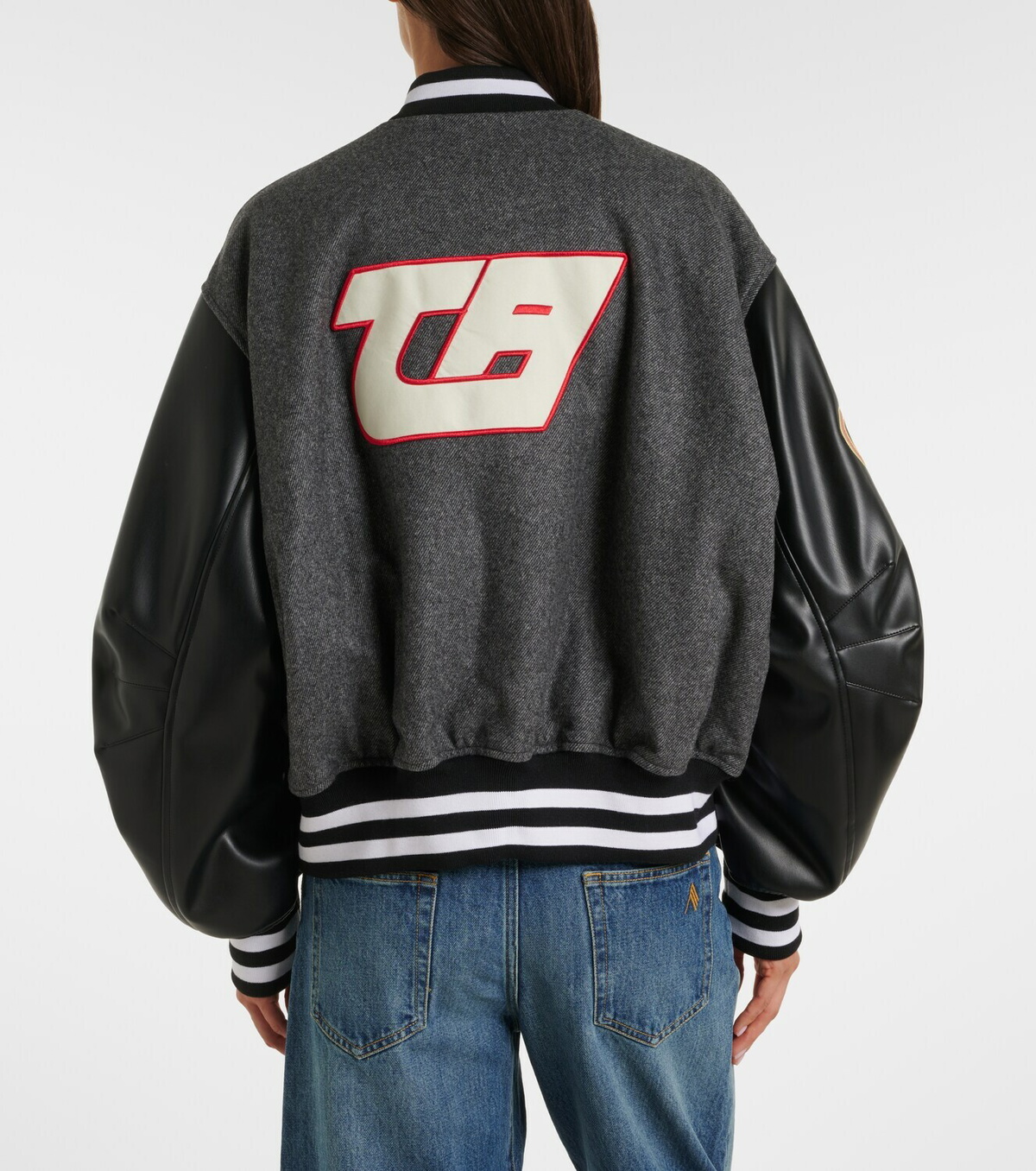 The Attico Wool-blend varsity jacket