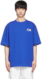 We11done Blue Cotton T-Shirt