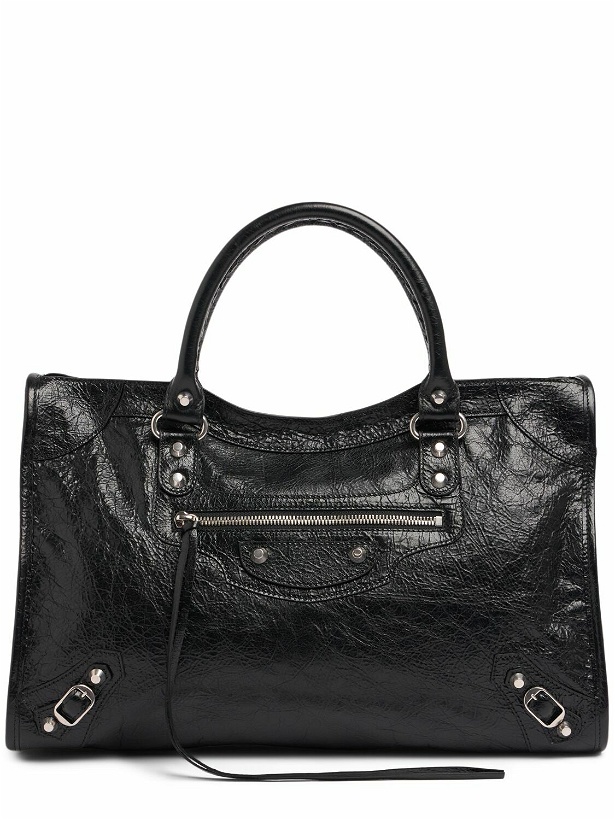 Photo: BALENCIAGA Medium Le City Leather Shoulder Bag