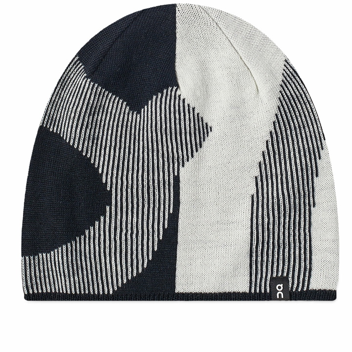 Photo: ON Men's Explorer Merino Beanie in Ivory/Black