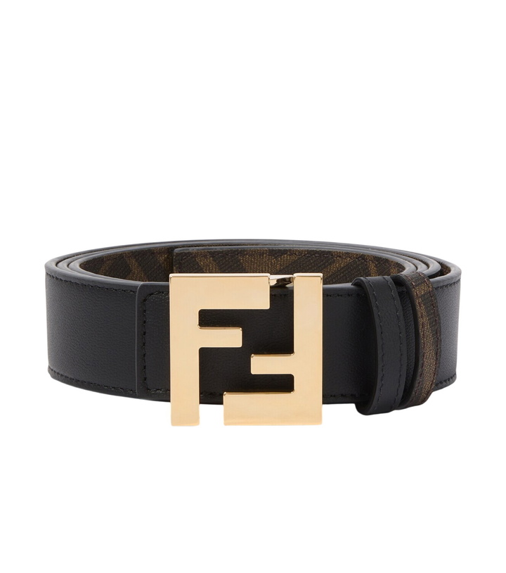 Photo: Fendi FF Zucca reversible leather belt